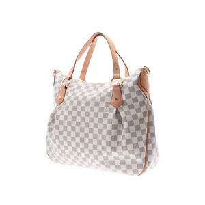 Louis Vuitton Damier Bag Evora Azur White Handbag White